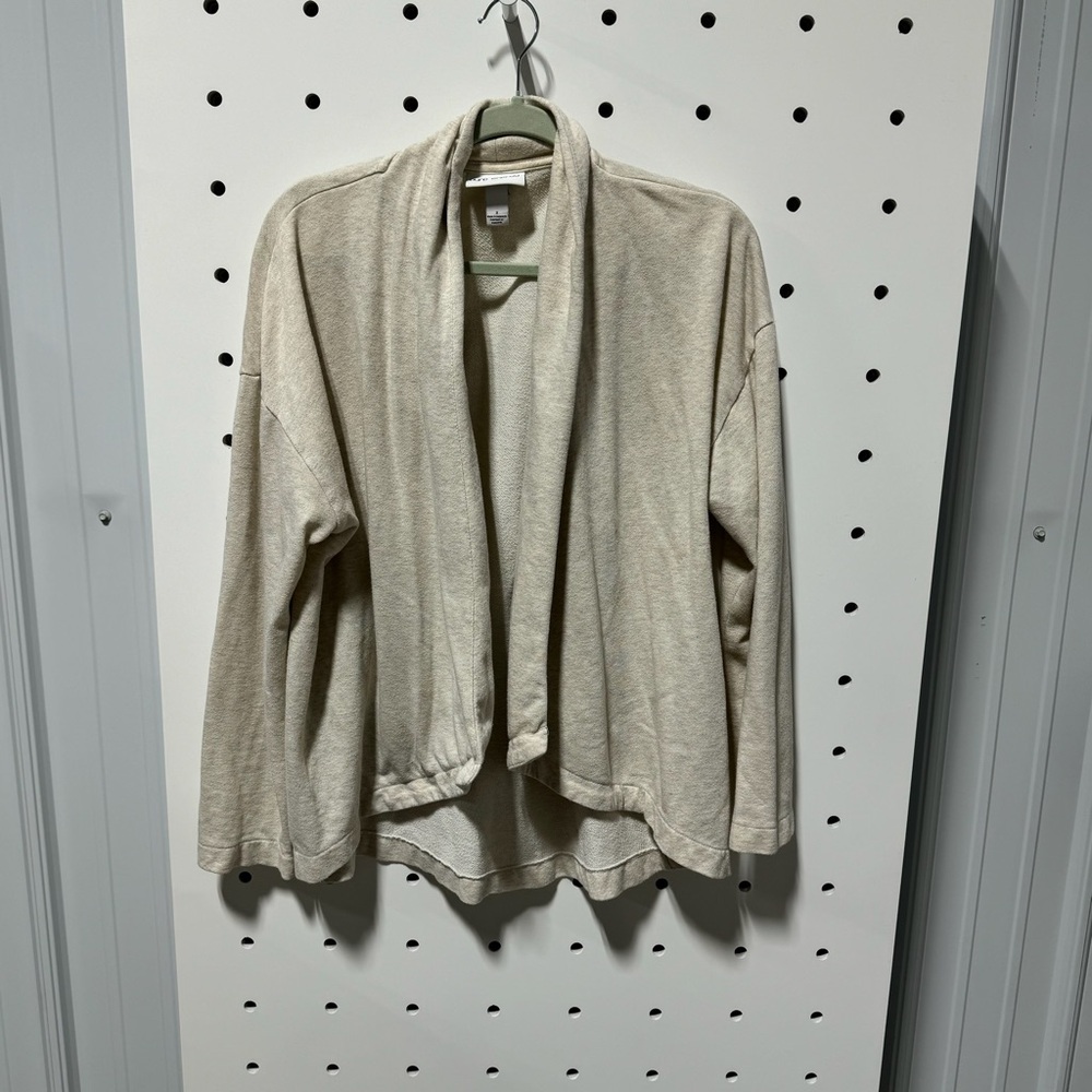 Pure Energy Cream Wrap Cardigan - Size X
